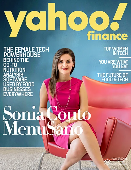 Sonia Couto on the cover of Yahoo Finance magazine