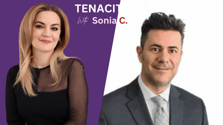 Sonia Couto and Miguel Ribeiro discussing building resilient tech startups on the Tenacity with Sonia C Podcast